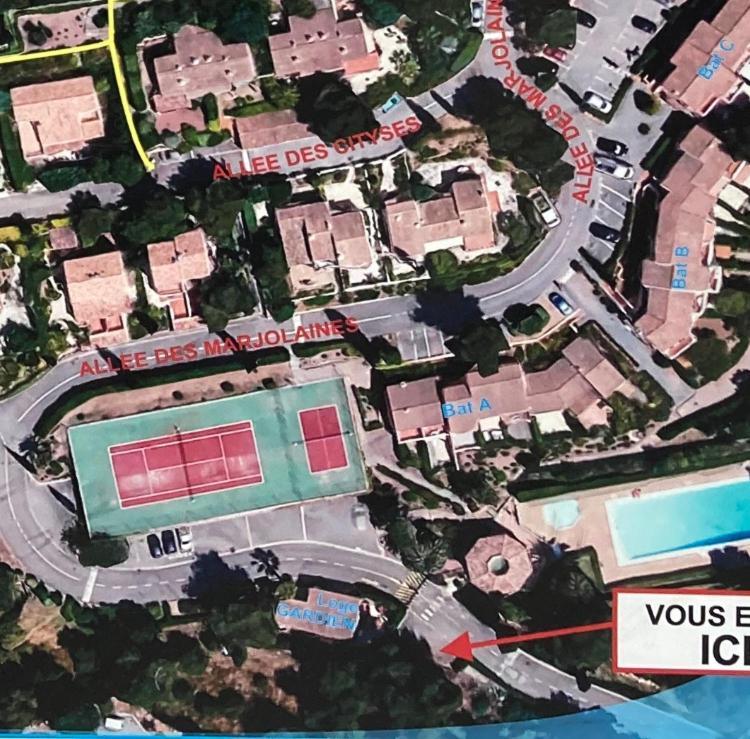 10 A 12 Pers Famille Amateurs Randonnee Boulouris Panorama Saint Raphael Tennis Piscine Partage Екстериор снимка
