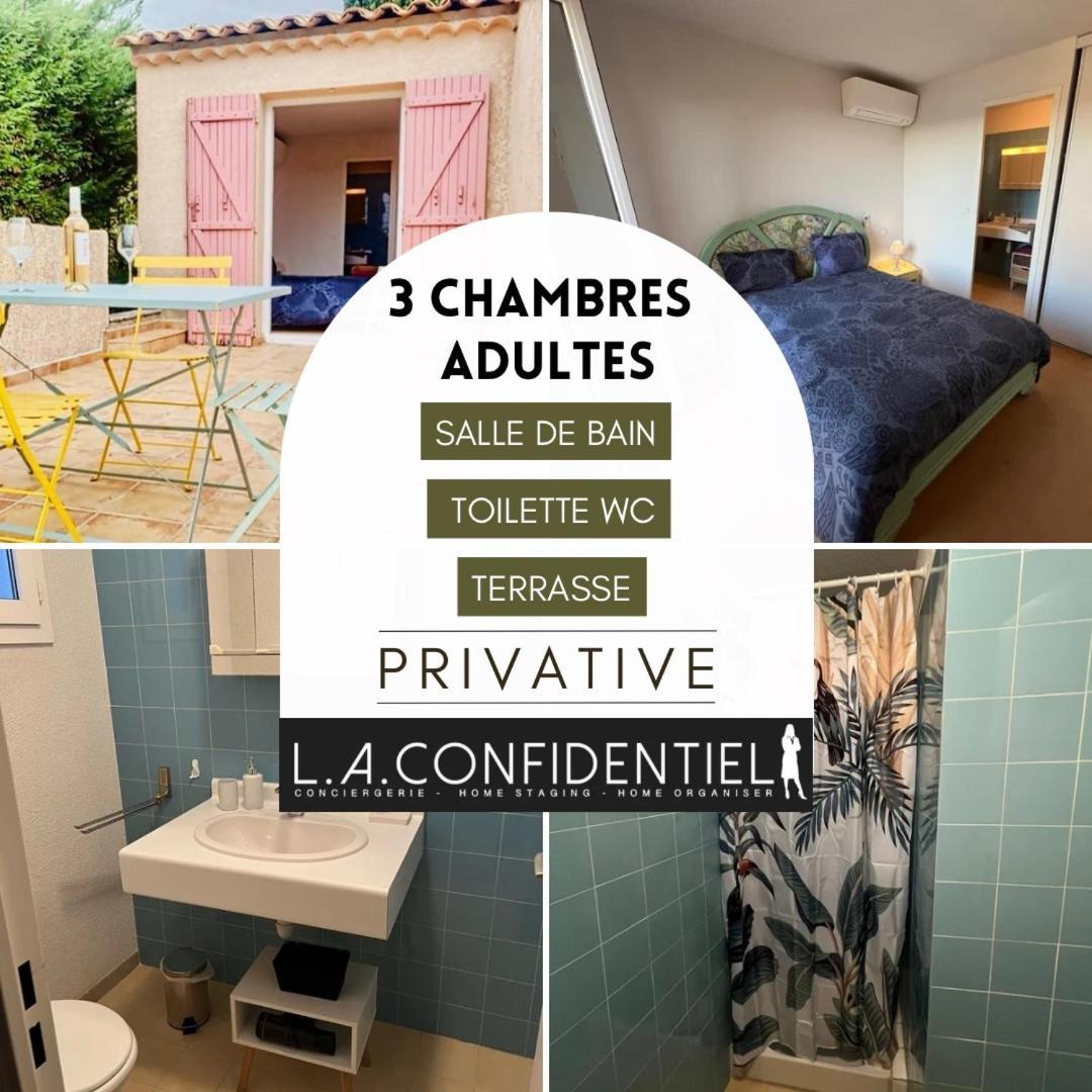 10 A 12 Pers Famille Amateurs Randonnee Boulouris Panorama Saint Raphael Tennis Piscine Partage Екстериор снимка